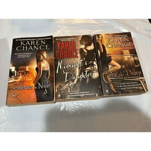 Karen Chance PB book lot of 3 Cassie Palmer Midnight's Daughter Embrace the Nigh